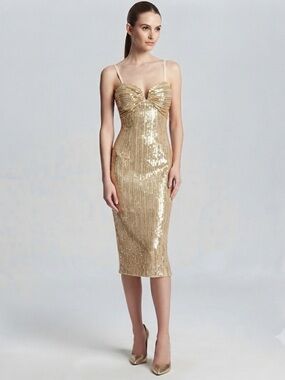 Siena Sequined Midi Dress